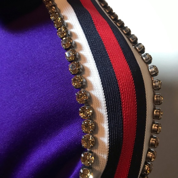 Gucci Tech-Jersey Dress Swarovski Embellishing - Picture 5 of 11